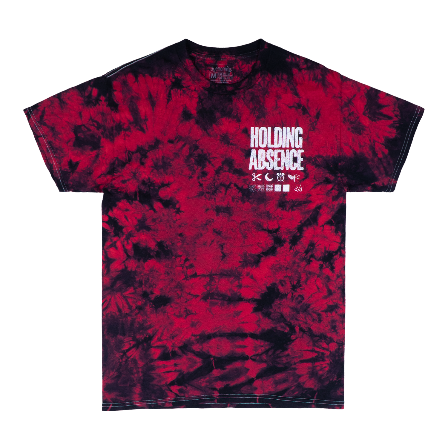 These New Dreams Black/Red Dye Tee